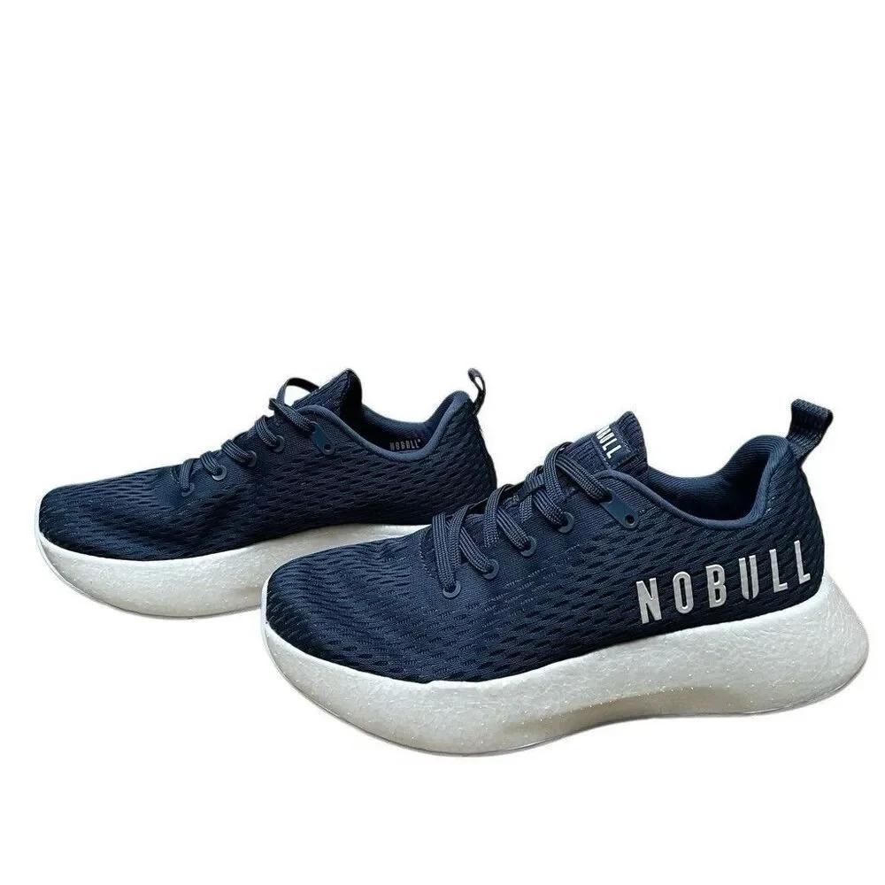NOBULL Journey Men’s 9.5 Navy Blue Running‎ Gym Cross Foam Sneakers Shoes W11